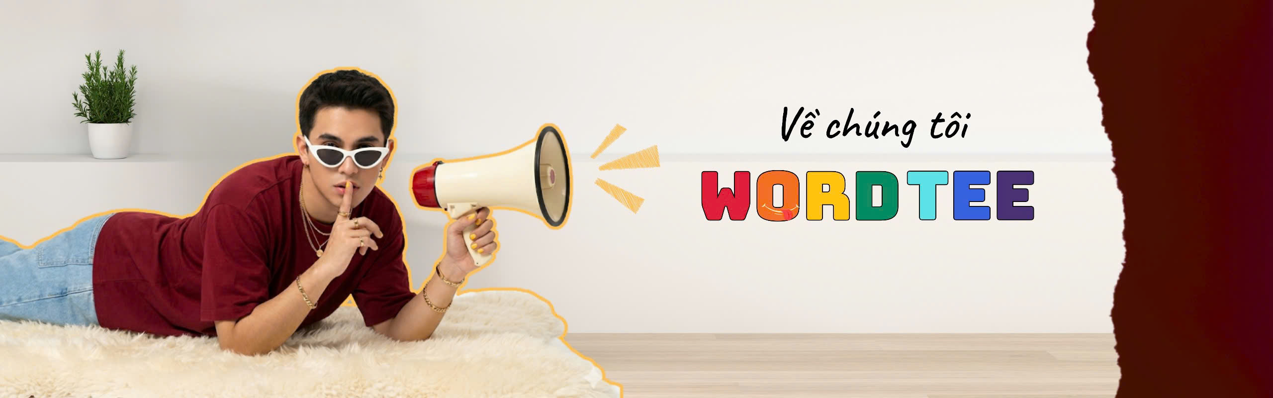 WordTee Main Banner - Creative Studio